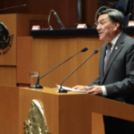 Óscar Cantón agradece apoyo para presidir el Senado.