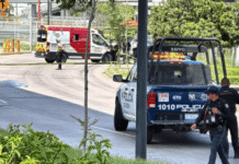 Policía muere tras lanzarse de distribuidor vial.