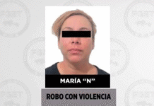 ¡Tras las rejas! Vinculan a mujer por robo con violencia.