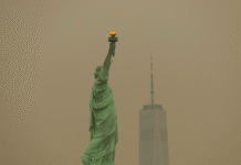 Cielo tóxico: humo de incendios asfixia a Nueva York completamente.