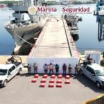 Marina decomisa más de una tonelada de cocaína.