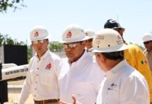Javier May supervisa acciones ambientales en Pemex Teapa.