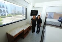Estudiantes conocen las instalaciones de la Villa Universitaria.