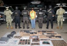 Cae «La Boti» con tremendo arsenal de guerra.