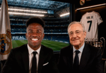 ¡Bombazo merengue! Vinicius firma con el Real Madrid hasta 2032.