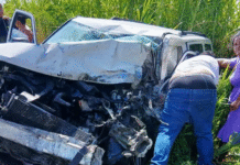 ¡De milagro se salvó! Tráiler arrastra camioneta.