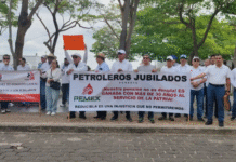 Jubilados estallan contra recortes a pensiones.