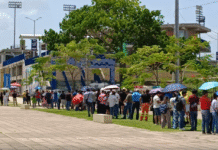 ¡Fiebre beisbolera! Aficionados abarrotan el Centenario por boletos.