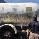 Aseguran pipas y 16 mil litros de gas en Cárdenas.