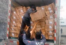 ¡Cae con tonelada y media de marihuana!