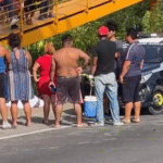 ¡Plomean a mecánico en carretera federal!