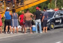 ¡Plomean a mecánico en carretera federal!