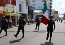 Cierran malecón por desfile escolar, cívico y militar.
