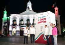 Encabeza Javier May fiestas patrias y respalda a Sheinbaum.