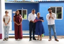 El gobernador Javier May entregó nuevas casas del programa ‘Viviendas del Bienestar’ en Huimanguillo.