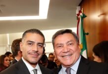 Óscar Cantón arropa a Omar García Harfuch en duro debate sobre seguridad.