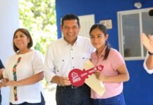 ¡Casas nuevas para familias de Huimanguillo!