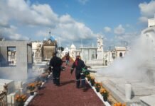 Blindan 7 panteones para recibir con seguridad a visitantes.
